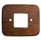 C'ERA UNA VOLTA - Placca legno noce linea amica bianca.