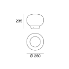 LINEA LIGHT - LA MARIE LUMET. LED9W ORO