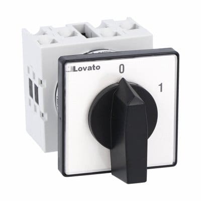 LOVATO ELECTRIC - INTERRUTTORE. 2P 16A MONT. FRONT. 48X48