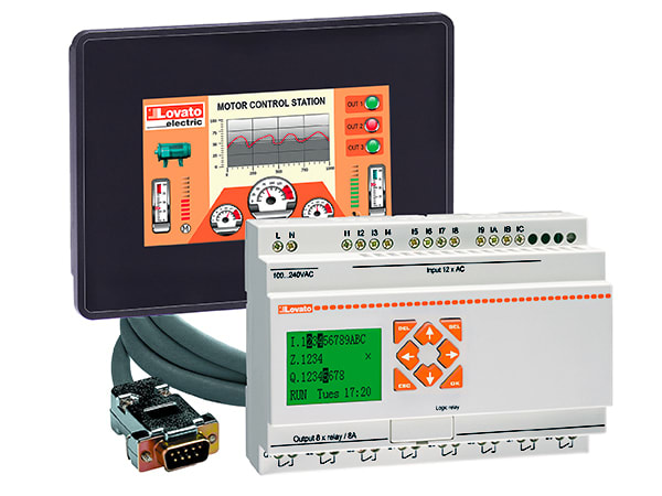 LOVATO ELECTRIC - KIT LRD20RD024P1 + CAVO + HMI 7