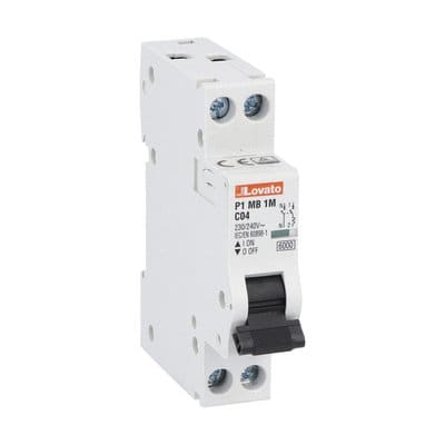 LOVATO ELECTRIC - INTERR.MAGNETOTERMICO 1P+N C32 1MOD. 6KA