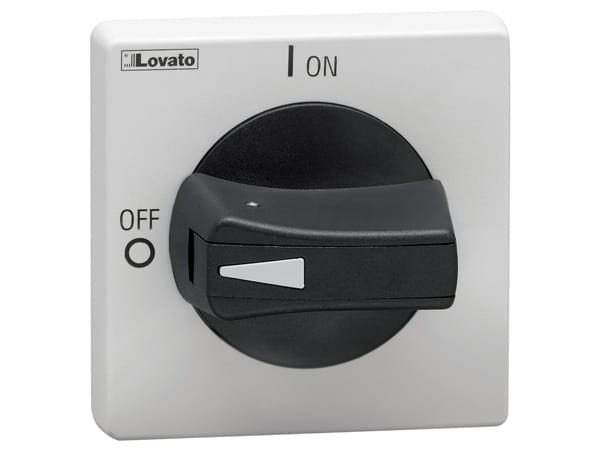 LOVATO ELECTRIC - MANIGLIA NERA SEL.SPORGENTE LUCCH. IP65