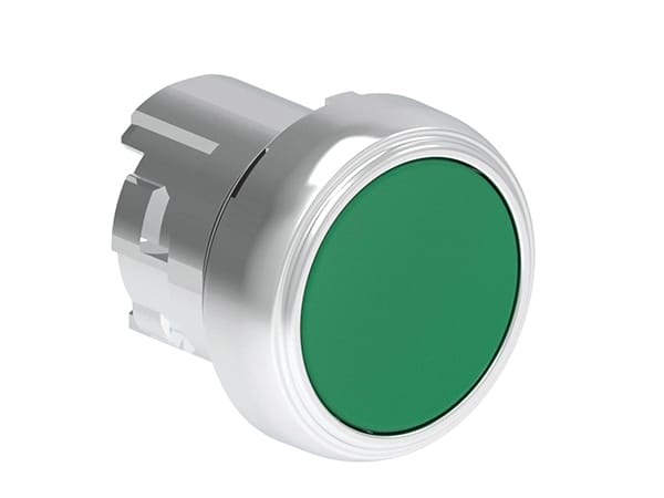 LOVATO ELECTRIC - PULSANTE MET. RASATO VERDE
