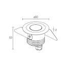 L&L LUCE E LIGHT - BEAM1.0 3W 700MA 4000K 26 GRI