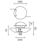 L&L LUCE E LIGHT - BEAM2.0 2W 500MA 5000K RAD GRI
