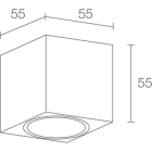 L&L LUCE E LIGHT - CUBE W 1.0 6W 500MA 3000K 18 CORT