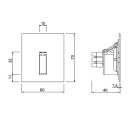 L&L LUCE E LIGHT - LINE1.0 2W 500MA 4000K DIF SAT
