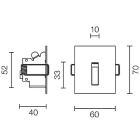 L&L LUCE E LIGHT - LINE1.1 2W 500MA 2700K DIF SAT