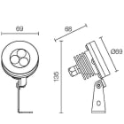 L&L LUCE E LIGHT - SPOT2.0 316L 6W 500MA 3000K 24 INOX