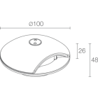 L&L LUCE E LIGHT - RONDO1.2 4W 24VDC 3000K 10 MICROSAB