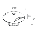 L&L LUCE E LIGHT - RONDO3.2 5W 24VDC 4000K RAD MICROSAB