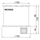 L&L LUCE E LIGHT - CASSAFORMA D130X96 BRIGHT2.0 316L INOX