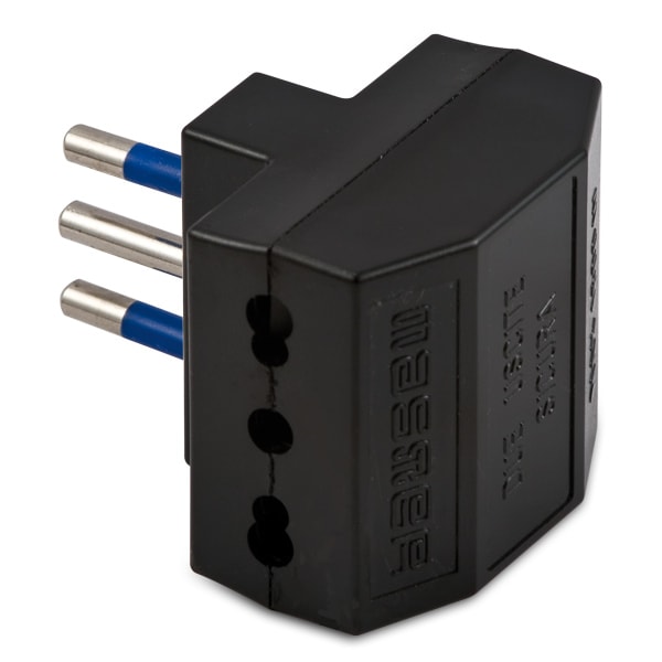 MASTER - ADATT.DOPPIO 10A 2P+T NERO
