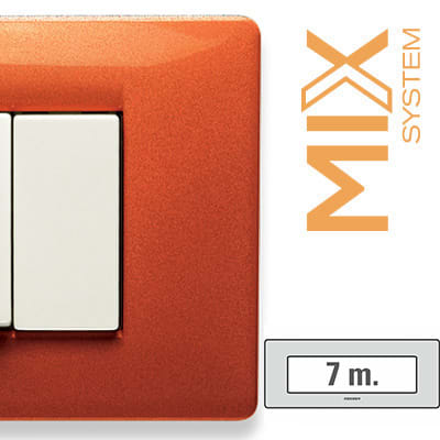 MASTER - MIX PLACCA 7 POSTI ARANCIO TIBET