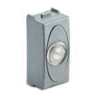 MASTER - STEEL PORTALAMP.SPIA BIANCA 230V~