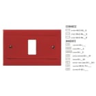 MASTER - CORNICE METAL.LISCIO ROSSO 4 POSTI