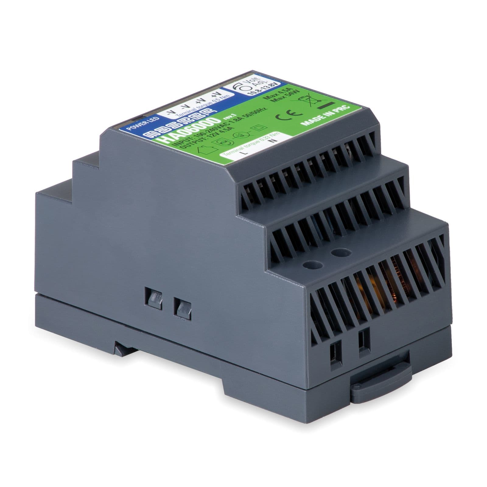 MASTER - ALIMENTAT.12VDC 4.5A, 4MOD. DIN IN230V