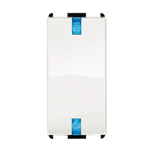 MASTER - PULSANTE DOPPIO 5/24V 10MA C/LED S.MIX