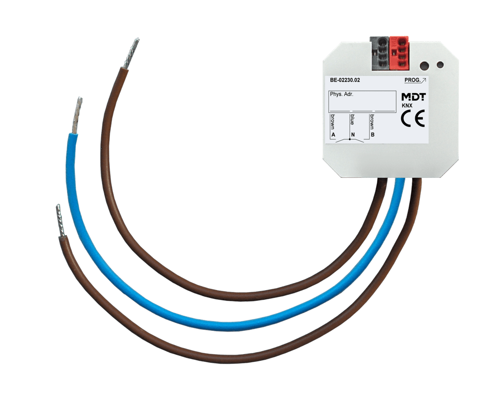 MDT - Interfaccia tasti KNX 2canali, 230V