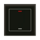 MDT - Tastiera KNX Light vetro 1 tasto, nero