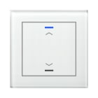 MDT - Tastiera KNX Light vetro 1 tasto, bianco, serigrafia tapparella