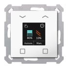 MDT - Tastiera KNX  Smart veneziane 55, 4 funzioni display, bianco lucido