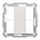 MDT - Tastiera KNX 55 SERIE.02, 4 tasti, bianco lucido