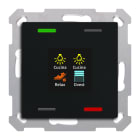 MDT - Tastiera KNX Smart 55, 4 funzioni display, nero opaco