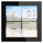 MDT - Tastiera KNX Smart secure 4 ", vetro, nero
