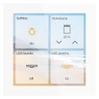 MDT - Tastiera KNX Smart Plus Secure, 4",vetro,bianco