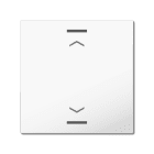 MDT - Copertura tastiera Light55 1 tasto.,bianco lucido, tapparella