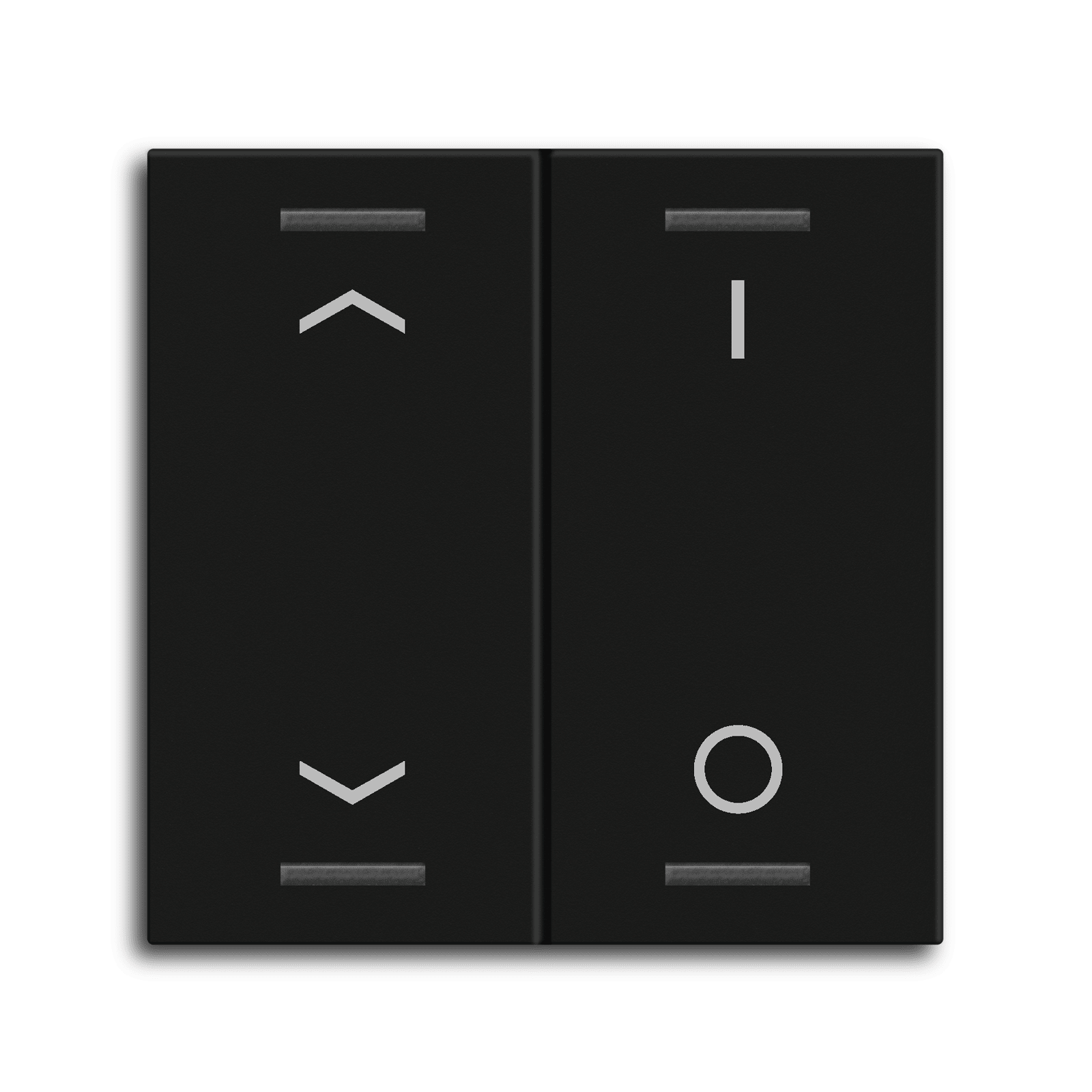 MDT - Copertura tastiera Light55 2 tasti.,nero opaco,  combinato