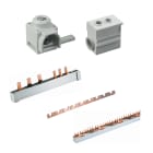 MERSEN - Busbar Fork 2-pole 1000mm 16mm² cross section with insulation Pitch 27mm