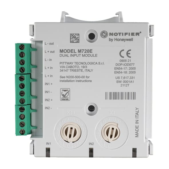 NOTIFIER - DUAL INPUT MODULE - NOTIFIER