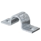 OBO BETTERMANN - Collare di fissaggio 59,3mm zincato a caldo per immersione con due fori.