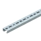 OBO BETTERMANN - Profilato a C asolata, acciaio zincato a caldo per immersione, foro 16 mm, dimensioni 700x30x15.
