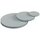 OBO BETTERMANN - 107 Piastra di tenuta PG16 in PVC grigio chiaro RAL 7035.