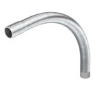 OBO BETTERMANN - Curva tubo filettata SBNM25 con manicotto M25x1,5 in Acciaio zincato galvanicamente.