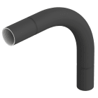 OBO BETTERMANN - SBN25 Curva a 90° ad innesto tubo Ø25mm Acciaio PES50 poliestere epossido nero RAL 9005.