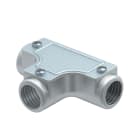 OBO BETTERMANN - Raccordo a T ispezionabile con filettatura M16x1,5 in alluminio pressofuso.