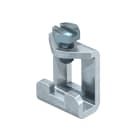 OBO BETTERMANN - Morsetto terminale 40mm per piastra equipotenziale in acciaio zincato galvanicamente.
