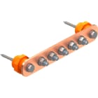 OBO BETTERMANN - 1802 Piastra Equipotenziale BigBar 6 Connessioni 6xM10 Rame.