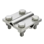 OBO BETTERMANN - Morsetto a croce tondo/tondo senza piastra separazione 60x60 in Acciaio inox A4 1.4571/1.4404.