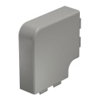OBO BETTERMANN - Coperchio angolo piano 40x110mm Polivinilcloruro grigio pietra RAL 7030 WDHF40110GR.
