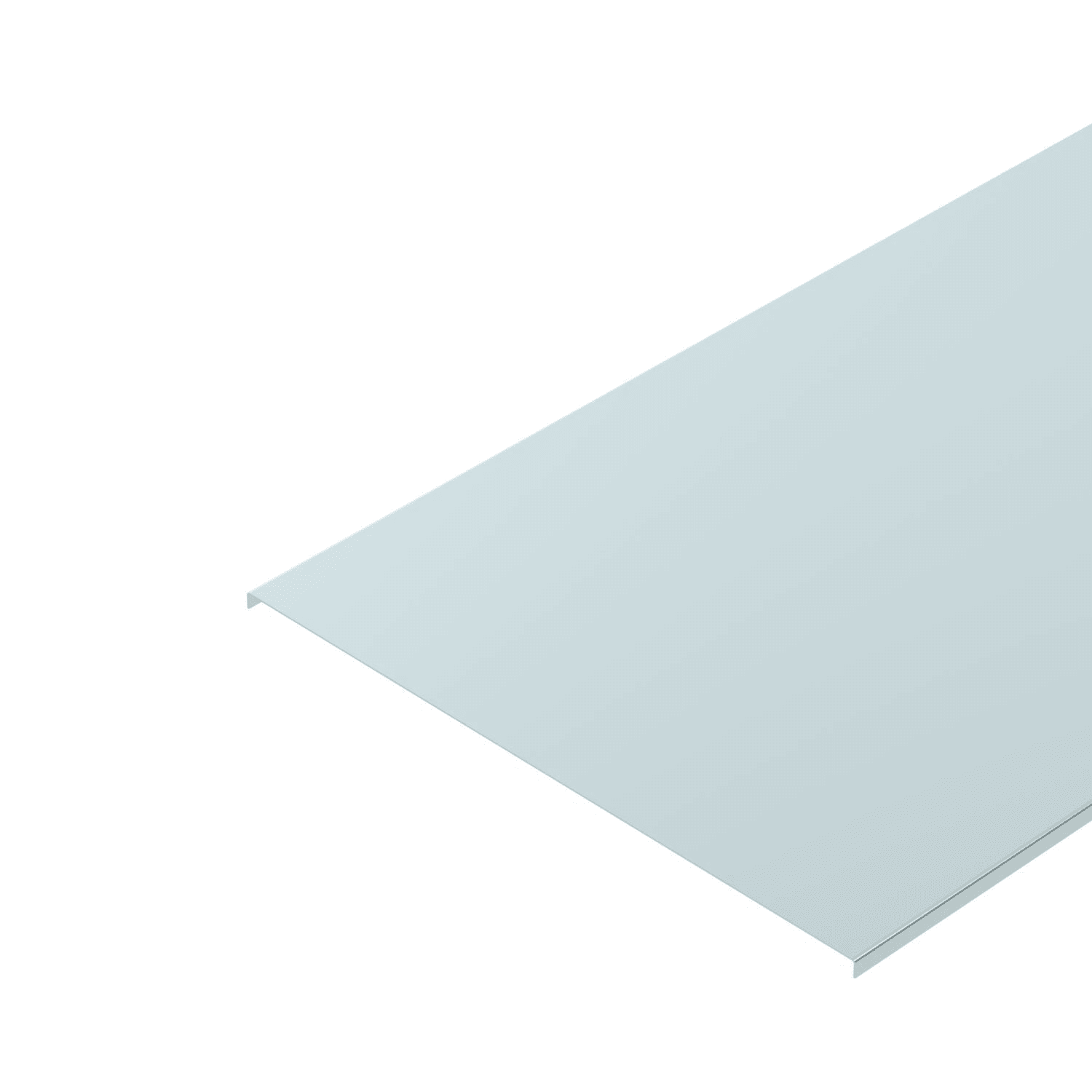 OBO BETTERMANN - Coperchio per passerella e scaletta 100x3000 in Acciaio zincato a caldo Double Dip, zinco/alluminio.