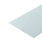OBO BETTERMANN - Coperchio con bussola per passerella e scaletta 550x3000 in Acciaio zincato a nastro Double Dip, zinco/alluminio.