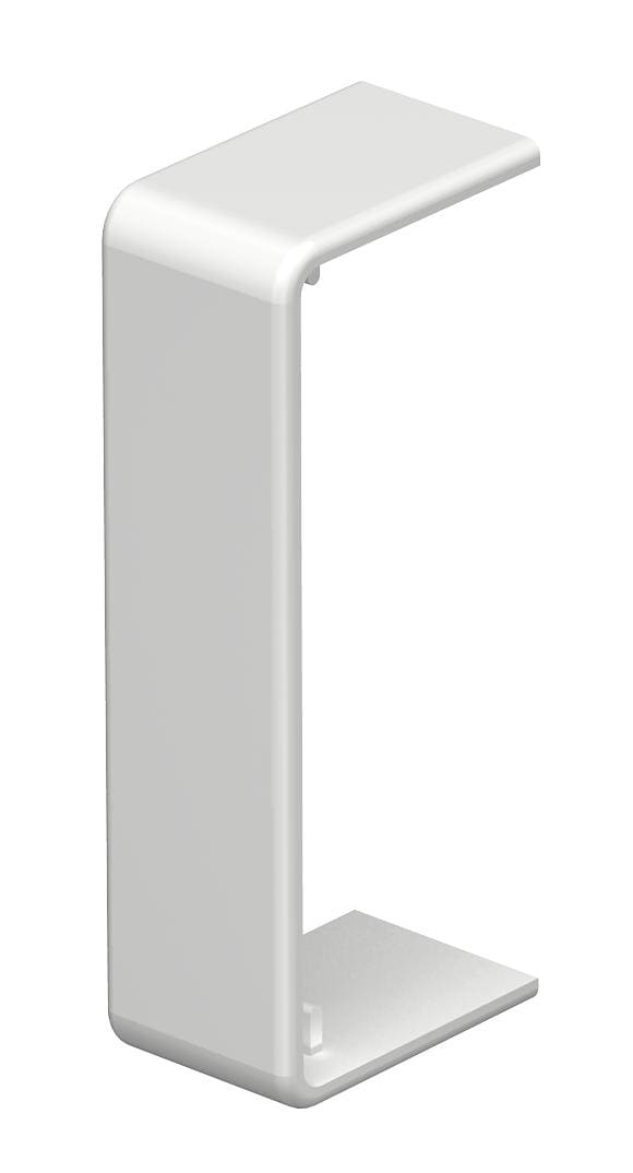 OBO BETTERMANN - Coprigiunto 20x50mm in Polivinilcloruro bianco RAL 9010 per giunti WDK HS20050RW.