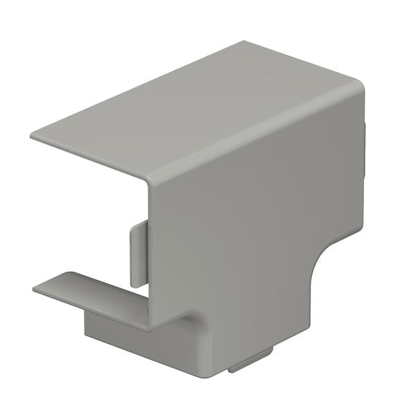 OBO BETTERMANN - Coperchio derivazione a T 40x40mm in Polivinilcloruro grigio pietra RAL 7030 WD HT40040GR.