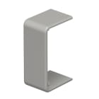 OBO BETTERMANN - Coprifuga 15x30mm in PVC grigio pietra RAL 7030 WD-HS15030GR.