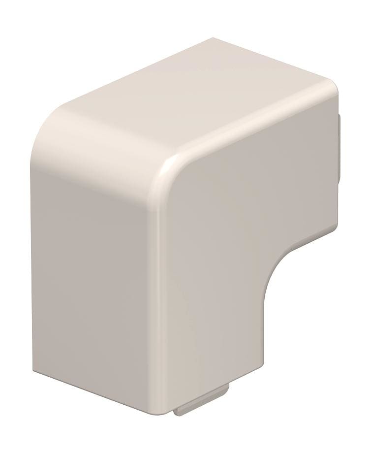 OBO BETTERMANN - Coperchio angolo piano 30x30mm in Polivinilcloruro bianco crema RAL 9001 WD HF30030CW.
